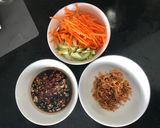 Hình bước làm 2 của món Bún gạo lứt trộn chay