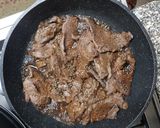 A picture of step 3 of Steak stir fry with mashed Cauliflower.