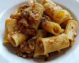 Foto del paso 8 de la receta: Rigatoni con pies de cerdo y gambas