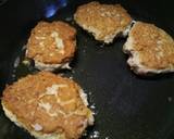 Chicken burger with beer battered onion & Cajun wedges recipe step 2 photo