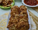 Foto langkah ke 4 dari resep Dadar Bungkuh (Dadar Ikan Teri Nasi Segar).