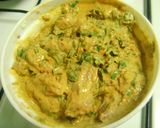 A picture of step 1 of Hyderabadi Dum Ka Murgh.