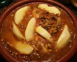 Foto del paso 11 de la receta Tallene de pollo con patatas y pasas