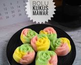 Foto langkah ke 8 dari resep Bolu kukus mawar.