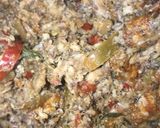 A picture of step 5 of Fishroll with bread crumbs.