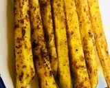 A picture of step 2 of A magical treat with Maggi and peri peri potato fries.