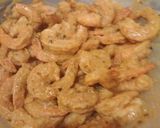 A picture of step 2 of Prawns Fry.