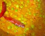 A picture of step 9 of Matar masala.