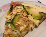 Foto del paso 11 de la receta: Pizza integral con vegetales y huevo 🍕🍆🥚