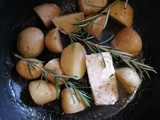 Filete al perejil con papas rústicas