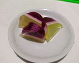 Foto langkah ke 4 dari resep Puding nasukamel (naga, susu karamel, melon).