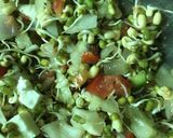 A picture of step 4 of Sprouted Moong diet salad.