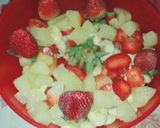 A picture of step 2 of Creamy Fruit Delilght💕.