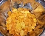 A picture of step 5 of Beguni ghoti gorom.