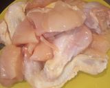Foto del paso 4 de la receta: Pollo con salsa de almendras y patatas