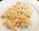 Foto del paso 2 de la receta: Tortilla de carne de Cangrejo y Langostinos