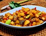 Foto langkah ke 9 dari resep SAMBAL GORENG KENTANG KERING_ATI AMPELA mix PETAI 😋.