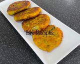 A picture of step 3 of Broccoli Fritters.