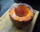 Foto del paso 1 de la receta: Zapallo anco relleno