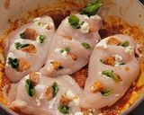 A picture of step 10 of Hassleback Chicken.