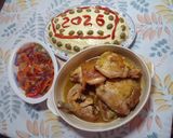 Foto del paso 4 de la receta: Pollo al horno con salsa de mostaza, verduras salteadas y pan de atún