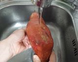 Foto del paso 1 de la receta: Hamburguesa de pollo, boniato, cebolla y calabacín