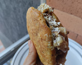 Foto del paso 6 de la receta: Arepa de maíz🫓🌽 rellena de salteado🌯🌮🤪 de berenjena ahumada🍆🥙🧆