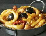 Foto del paso 8 de la receta: Calamares con aceitunas negras