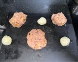 A picture of step 4 of No chemical PERFECT cheese stuff melt BURGERS (beef or pork or lamb or mix).