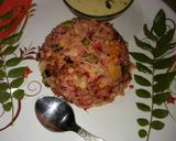 A picture of step 5 of Dalia upma.