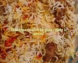 A picture of step 6 of Mutton lamb biryani.