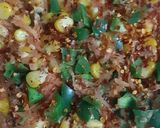A picture of step 3 of Corn pizza.