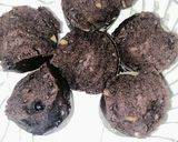 Foto langkah ke 5 dari resep kue coklat kacang kukus.