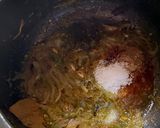 A picture of step 4 of Mutton Curry - Bengali style.