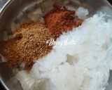 A picture of step 2 of Dum ki Bhindi.