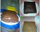 Foto langkah ke 15 dari resep Eggless Cake Pepaya n Coklat Ekonomis - No Oven.