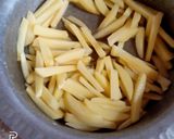 A picture of step 1 of My family favorite fries for iftar.