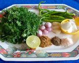 A picture of step 1 of Coriander Chutney.
