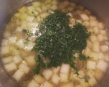 Petrezselymes karalábékrémleves, sült csípős répával recept fázis 15 fotója