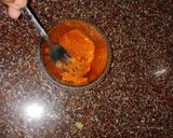 A picture of step 3 of Motichur Custard kulfi.