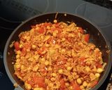 Foto del paso 3 de la receta Pita con garbanzos y verduras