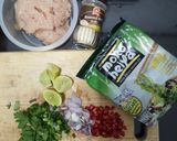 รูปขั้นตอนการทำที่ 1 ของ (คลีน)ลาบบะหมี่ผักอกไก่สับ