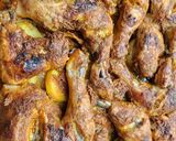 صورة لخطوة 3 من وصفة دجاج بالبطاطا بالفرن 😋