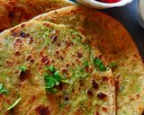 A picture of step 5 of Broccoli Paratha.