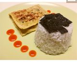 รูปขั้นตอนการทำที่ 5 ของ 🍳ไข่เจียววาฟเฟิลข้าวโอ๊ตสาหร่าย🍙