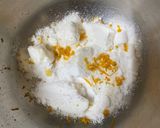 A picture of step 3 of Orange Bundt Cake- my first dish of 2026!.