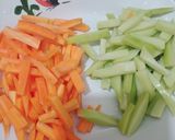Foto langkah ke 1 dari resep Tumis Wortel Labu Siam.
