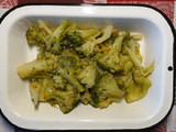 Brócoli con jengibre y ajo