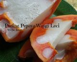 Foto langkah ke 5 dari resep Puding Pepaya Wangi Leci.