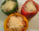 Foto del paso 3 de la receta: Pimientos tricolor rellenos de atún y verduras sin horno
